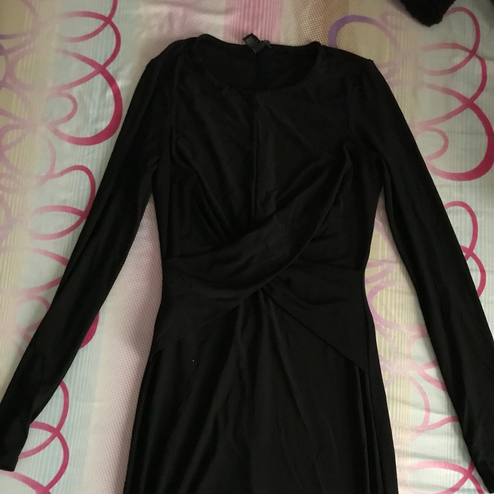 Long Sleeve Black Dress